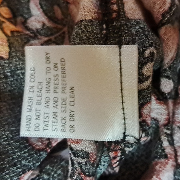 Ladies Rachel Zoe Top Blouse Baby Doll Tunic Boho Style Short Sleeves Size M - Picture 8 of 8